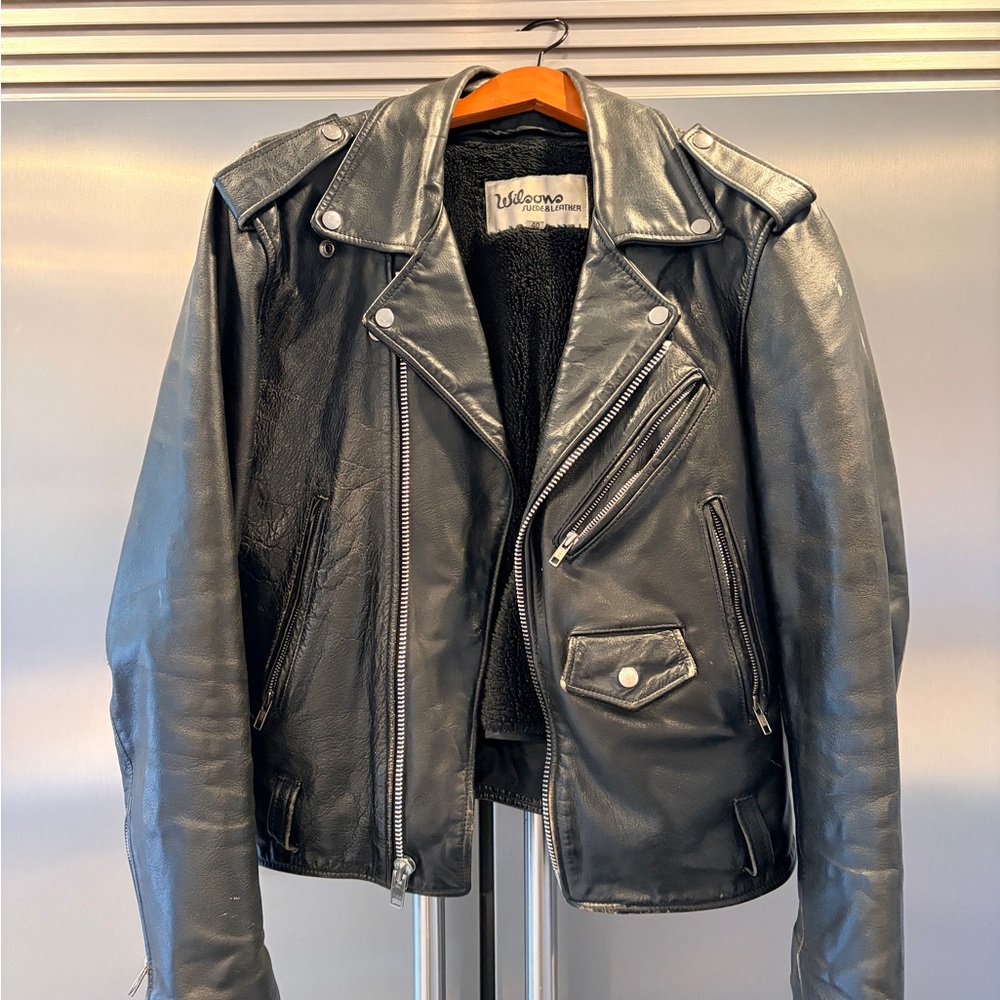 Vintage Wilson's Leather Biker Jacket